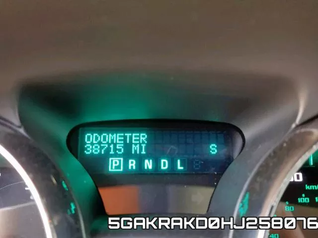5GAKRAKD0HJ258076 фото 9