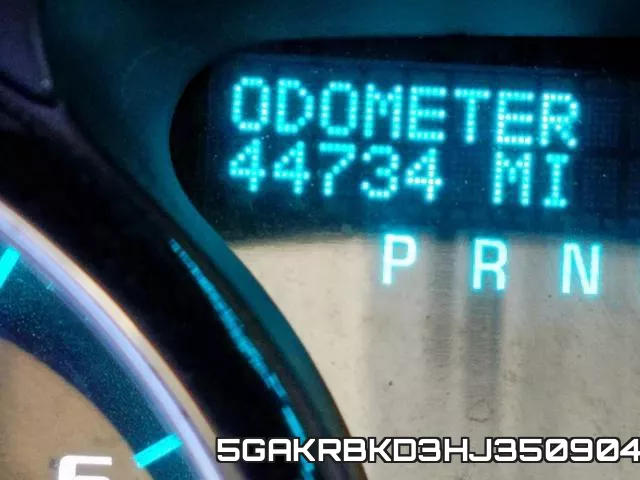 5GAKRBKD3HJ350904 фото 9