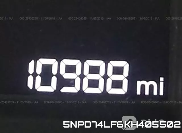 5NPD74LF6KH405502 фото 8