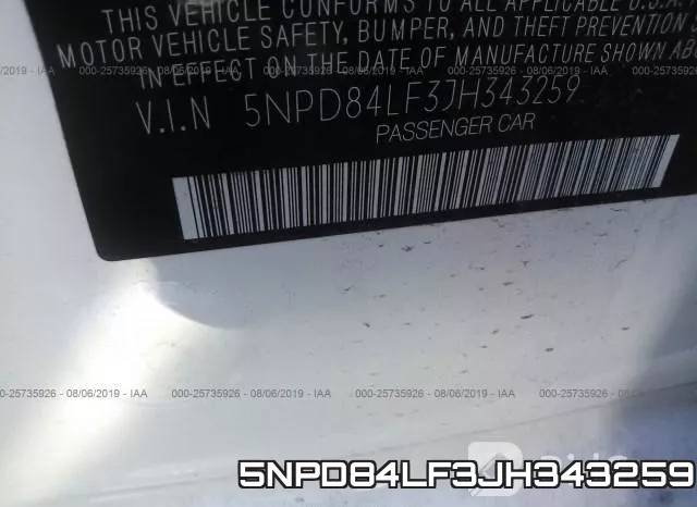 5NPD84LF3JH343259 фото 10