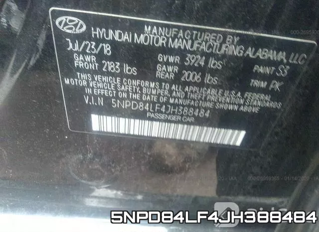 5NPD84LF4JH388484 фото 10