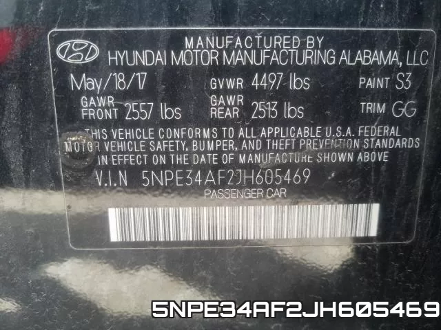 5NPE34AF2JH605469 фото 2