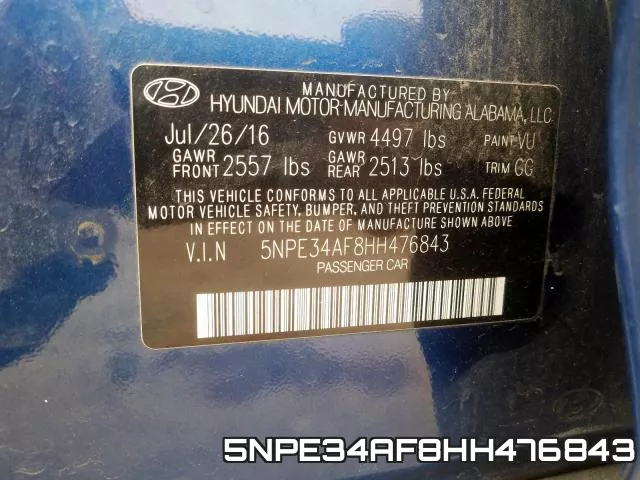 5NPE34AF8HH476843 фото 2