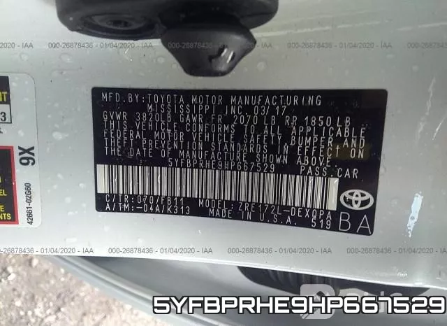 5YFBPRHE9HP667529 фото 10