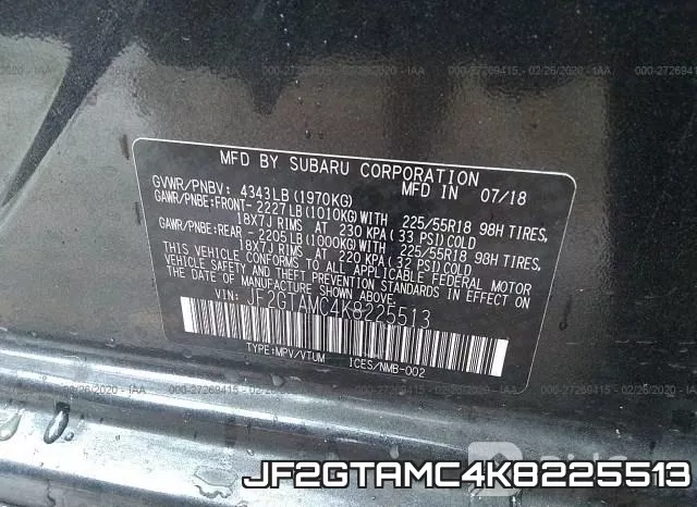 JF2GTAMC4K8225513 фото 10