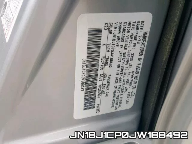 JN1BJ1CP0JW188492 фото 2