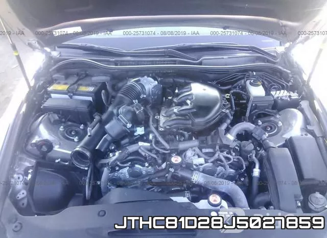 JTHC81D28J5027859 фото 2