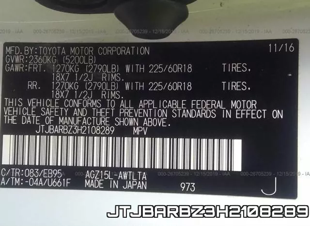 JTJBARBZ3H2108289 фото 10