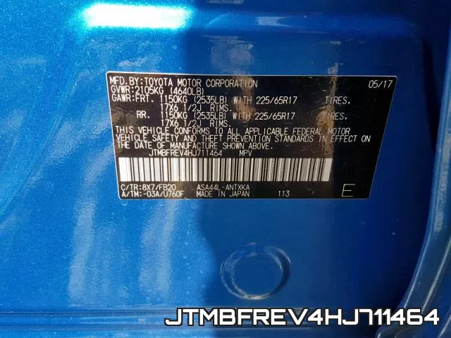 JTMBFREV4HJ711464 фото 2
