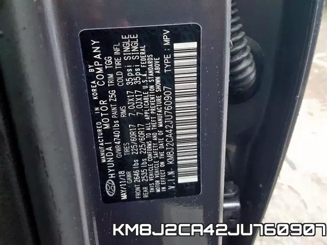 KM8J2CA42JU760907 фото 2