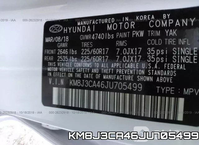KM8J3CA46JU705499 фото 10