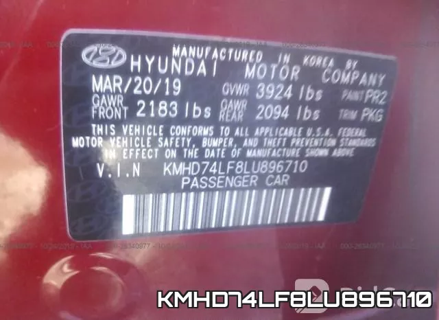 KMHD74LF8LU896710 фото 10