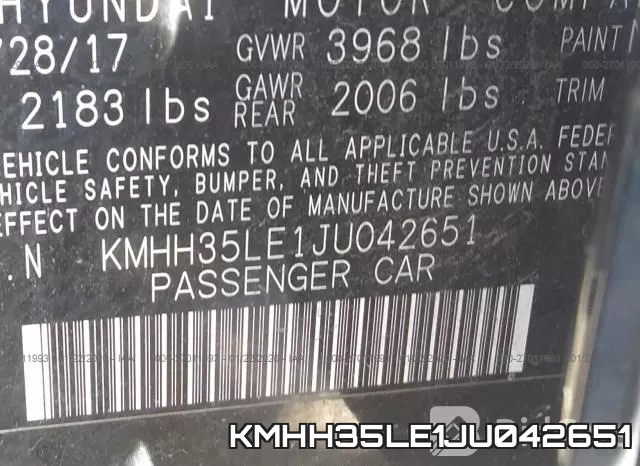 KMHH35LE1JU042651 фото 10
