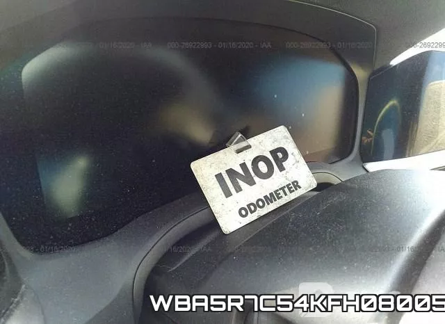 WBA5R7C54KFH08005 фото 8