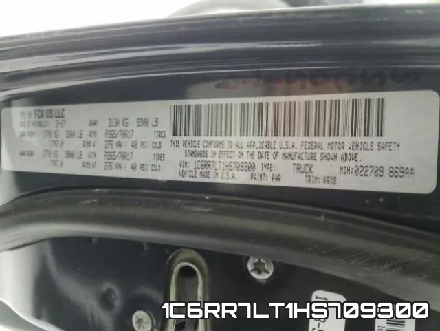 1C6RR7LT1HS709300 фото 2
