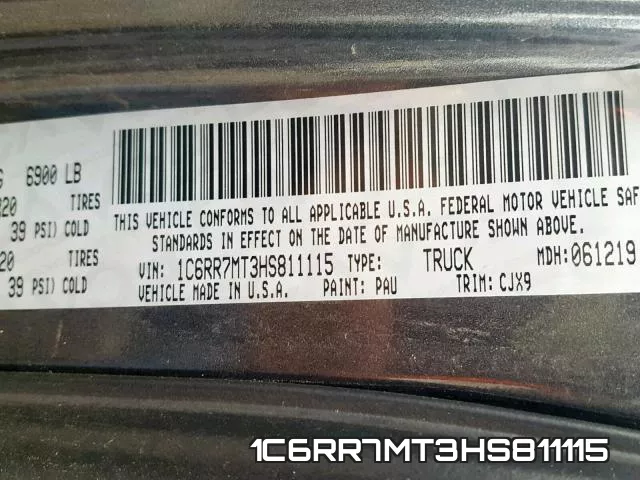 1C6RR7MT3HS811115 фото 2