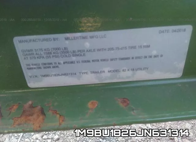 1M9BU1826JN631314 фото 10