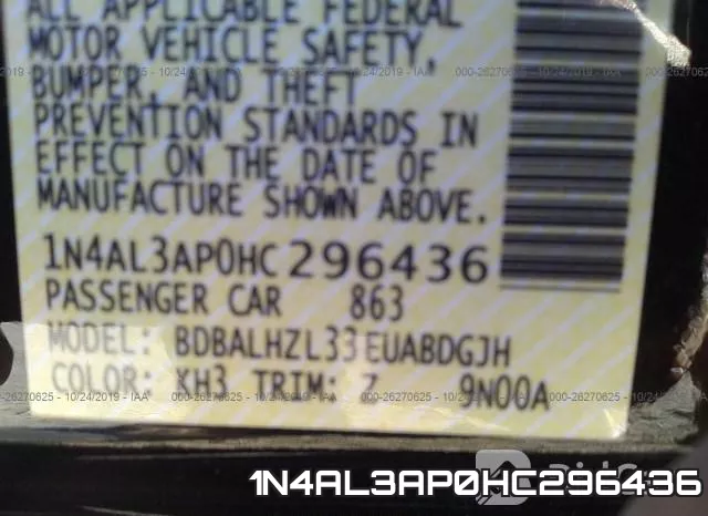 1N4AL3AP0HC296436 фото 10