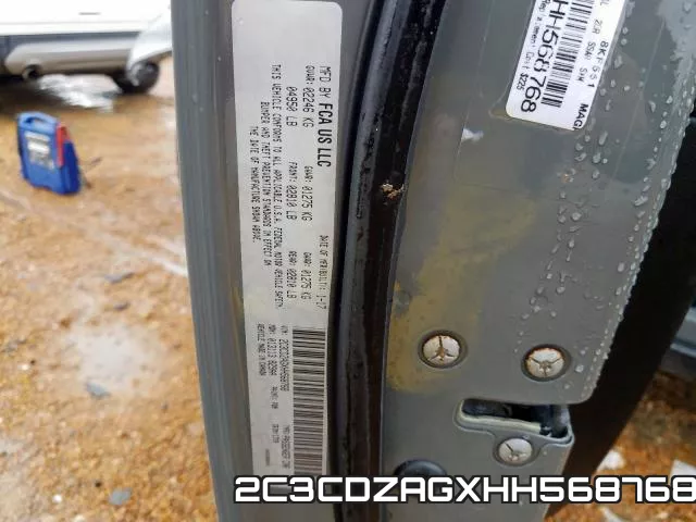 2C3CDZAGXHH568768 фото 2