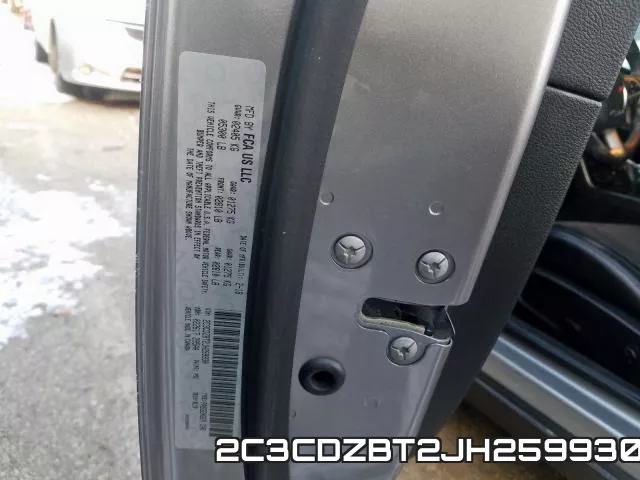 2C3CDZBT2JH259930 фото 2
