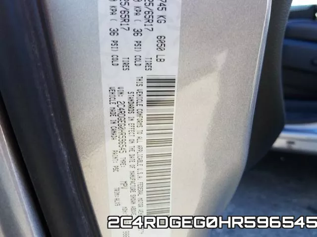 2C4RDGEG0HR596545 фото 2