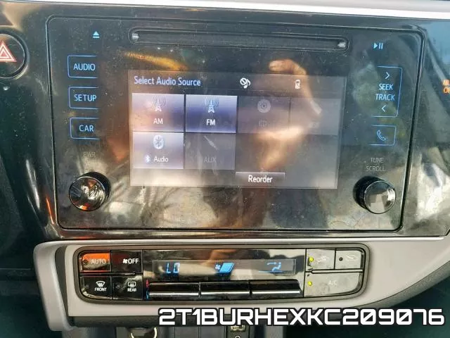 2T1BURHEXKC209076 фото 10