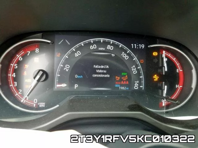 2T3Y1RFV5KC010322 фото 9