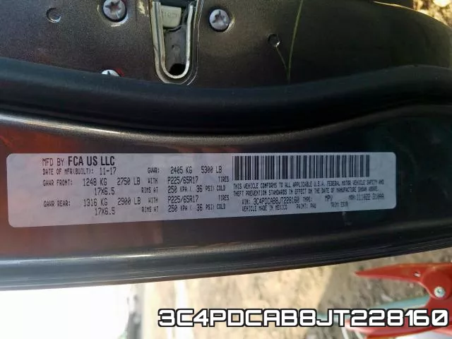 3C4PDCAB8JT228160 фото 2