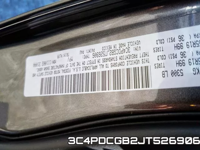 3C4PDCGB2JT526906 фото 2