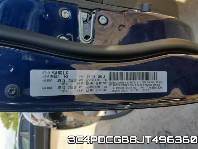 3C4PDCGB8JT496360 фото 2