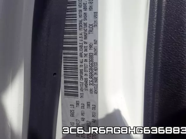 3C6JR6AG8HG636883 фото 2