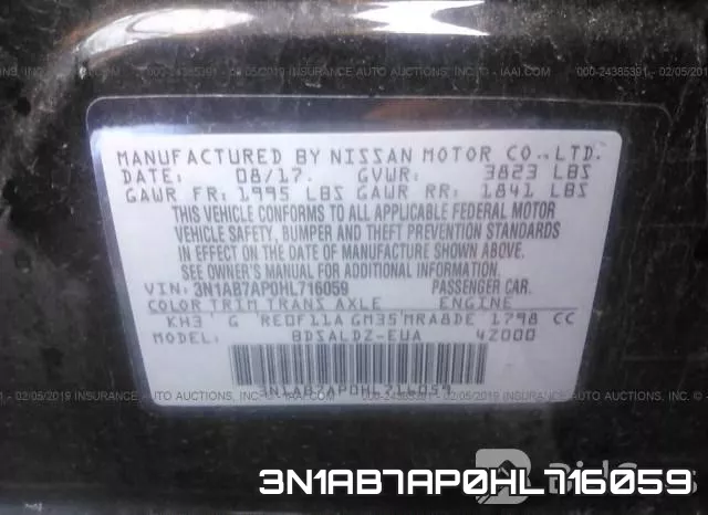 3N1AB7AP0HL716059 фото 10