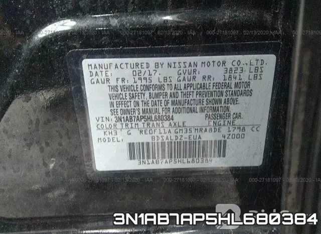 3N1AB7AP5HL680384 фото 10