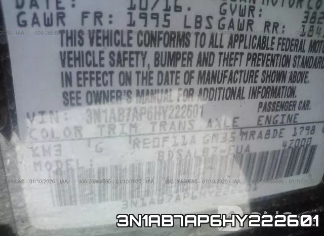 3N1AB7AP6HY222601 фото 10