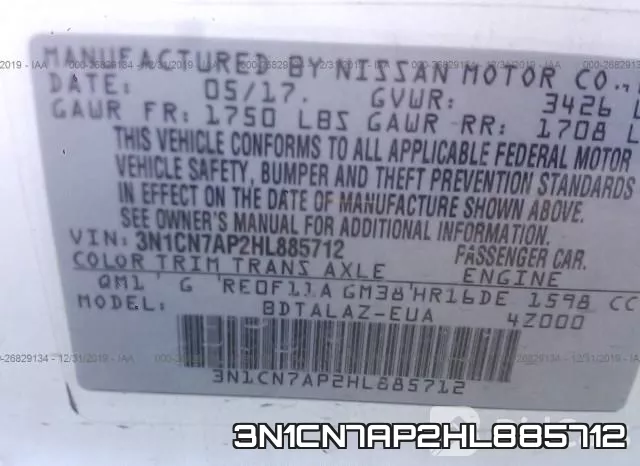 3N1CN7AP2HL885712 фото 10