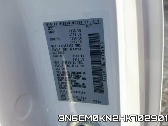 3N6CM0KN2HK702901 фото 2