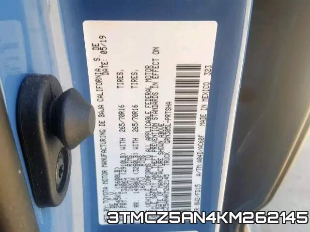 3TMCZ5AN4KM262145 фото 2