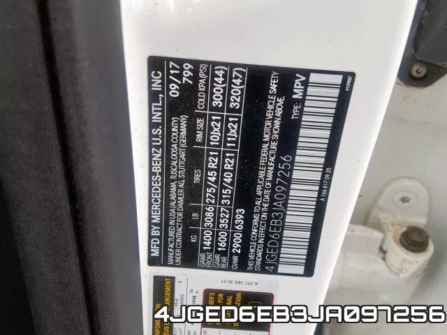 4JGED6EB3JA097256 фото 2