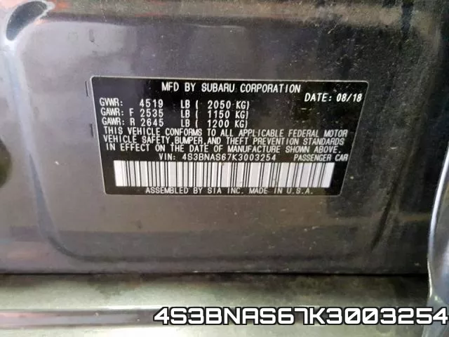 4S3BNAS67K3003254 фото 2