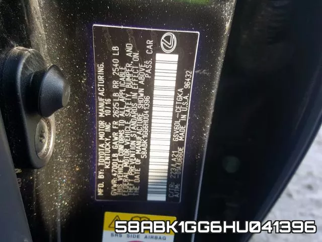 58ABK1GG6HU041396 фото 2