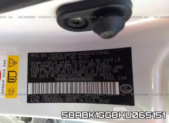 58ABK1GG8HU065151 фото 10