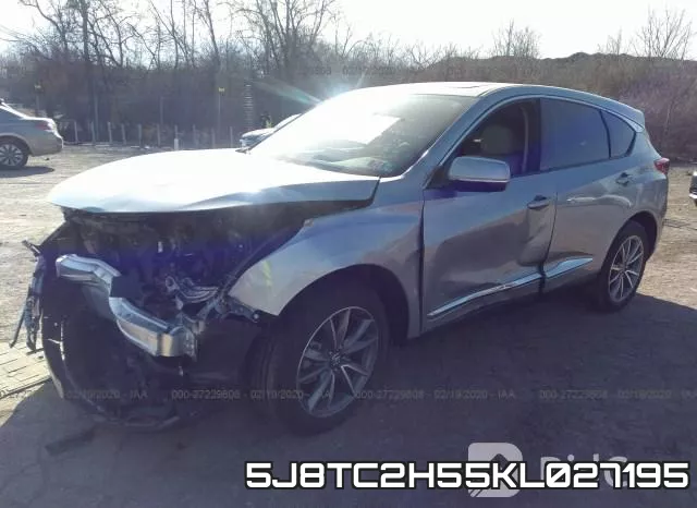 5J8TC2H55KL027195 фото 3