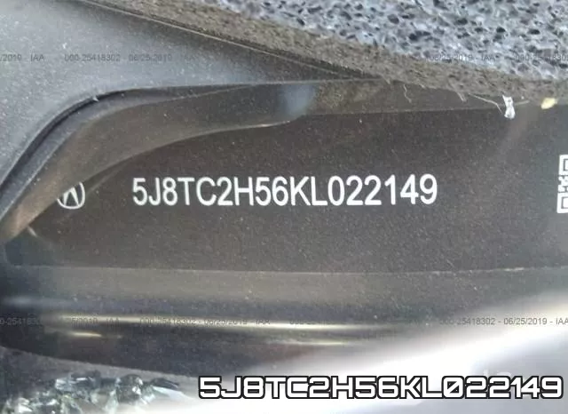 5J8TC2H56KL022149 фото 10