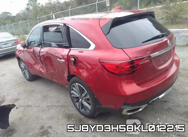 5J8YD3H58KL012215 фото 4