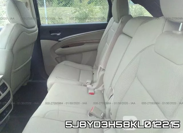 5J8YD3H58KL012215 фото 9