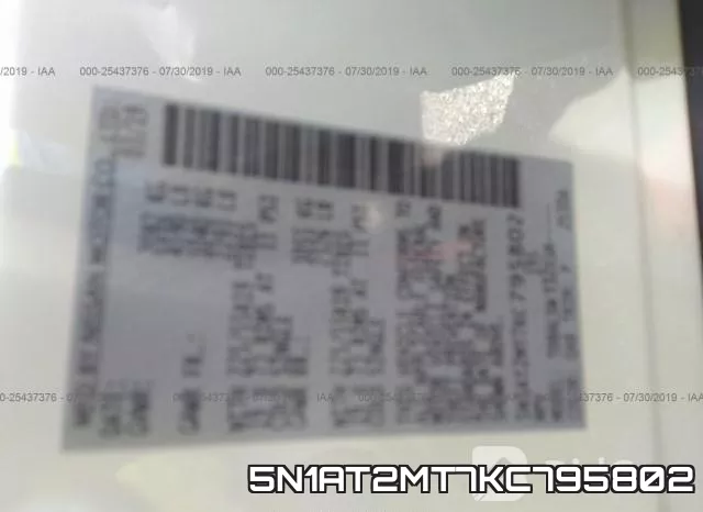5N1AT2MT7KC795802 фото 10