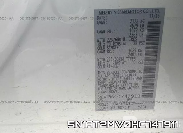 5N1AT2MV0HC747911 фото 10