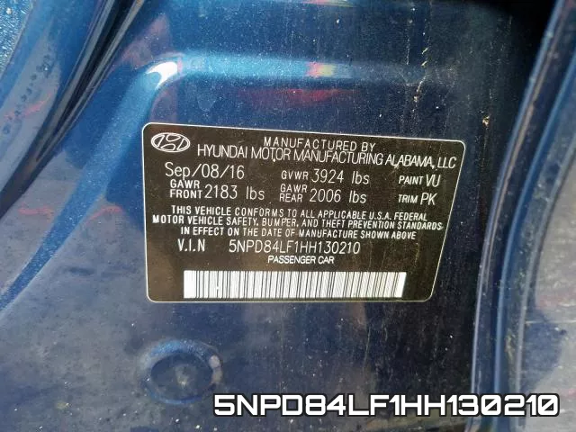 5NPD84LF1HH130210 фото 2