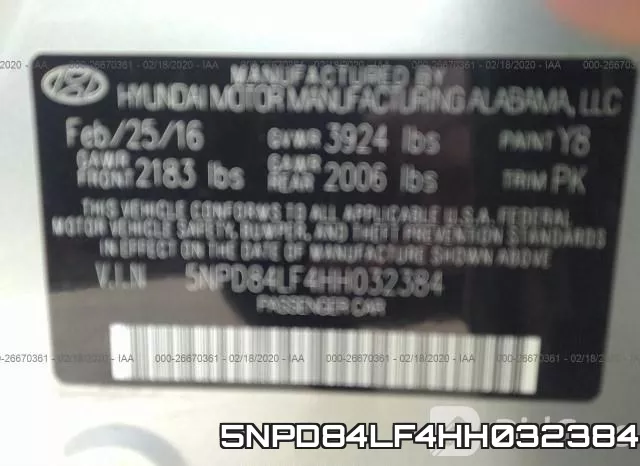 5NPD84LF4HH032384 фото 10