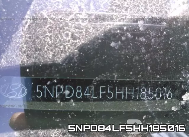 5NPD84LF5HH185016 фото 10